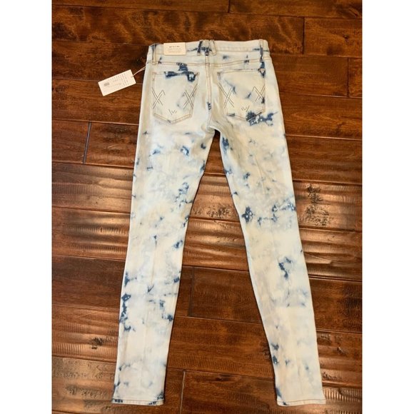 McGuire "Newton Skinny" Bleached Denim Santana Wash Jeans, Size 24 NWT! $248 - Picture 4 of 6